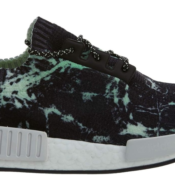 Adidas Originals NMD R1 PK (Prime Knit) Men's Sneakers Green Marble - Picture 9 of 13